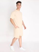 Pure Cotton Light Yellow Co-Ord Set - Image 3