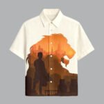 Off White Designer Printed Half Sleeve Shirt for Men Timeless Luxury Look