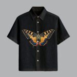 Black Exclusive Printed Half Sleeve Shirt for Men Premium Summer Style
