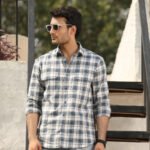 Cameo Blue Checkered Cool Tone Casual Shirt