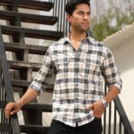 Crystal Teal Checkered Refreshing Casual Shirt