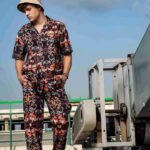 Abstract Printed Relaxed Fit Co-ord Set