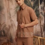Pure Cotton Embroidered Hem Co-Ords