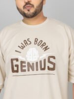 Men Plus Size Printed T-Shirt With Jogger Oversized Co-ords Set - Image 2