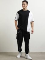 Men Oversized Colorblocked Co-ords - Image 2