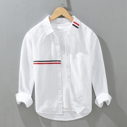 White Virtuoso Stripe full sleeve Shirt
