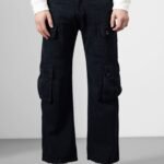 Classic Black Everyday Cargo Pants for Men