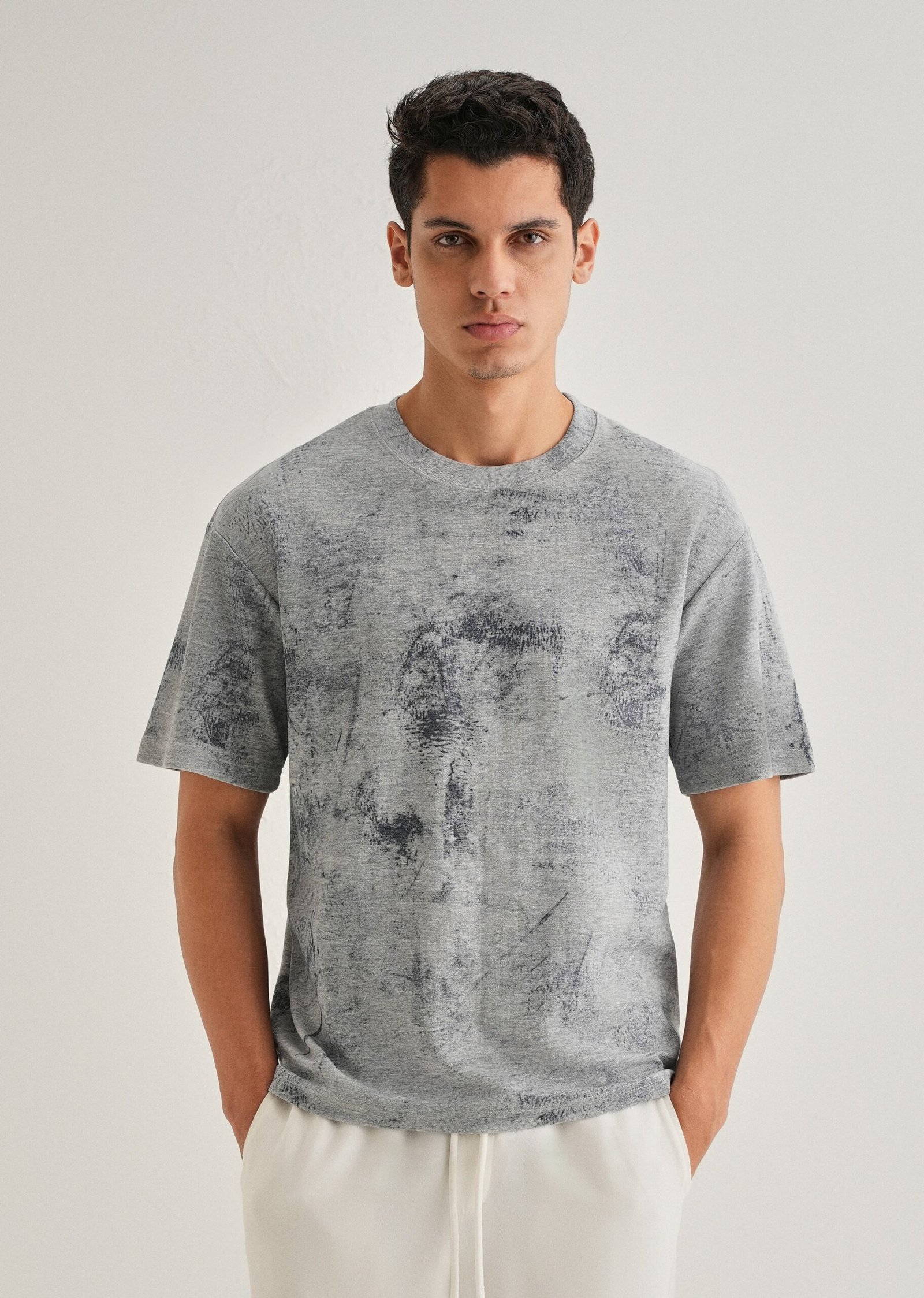Grey_Stone_Wash_Textured_Oversized_T-shirt-scaled-1.jpg Grey Stone Wash Textured Oversized T Shirt - Image 1