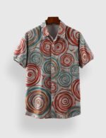 Mlti Round Mandala Men’s Half Sleeves Printed Shirt Exclusive