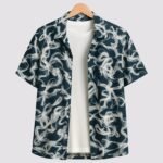 Blue Smoke Men’s Half Sleeve Casual Printed Shirt