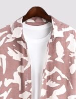 Peach Scratch Men’s Half Sleeve Casual Printed Shirt - Image 2