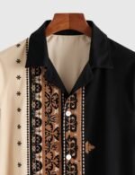 Green Patch Designer Men’s Half Sleeves Printed Shirt Exclusive - Image 2